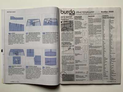 Фотография коллекционного экземпляра №15 журнала Burda 11/2020