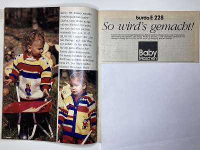 ���������� �9 ������� Burda Baby maschen herbst / winter ���� ������ �������  4/1993