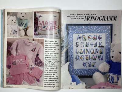 ���������� �8 ������� Burda Baby maschen herbst / winter ���� ������ �������  4/1994