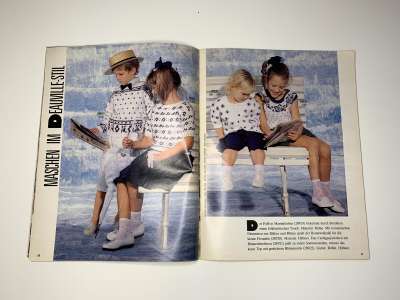 Фотография №8 журнала Burda Дети Модное вязание  2/1989