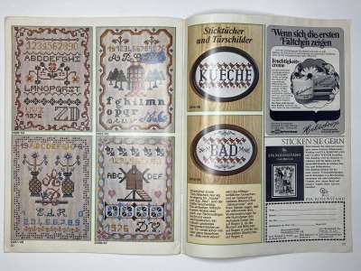 ���������� �13 ������� Burda Kreuzstich Folklore 1978 E411 ������� ���������