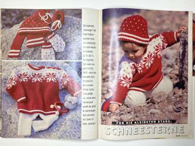 ���������� �19 ������� Burda Baby maschen herbst / winter ���� ������ �������  4/1993