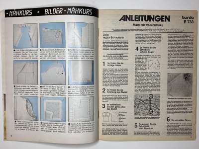 ���������� �8 ������� Burda Plus ����� 1984 E733