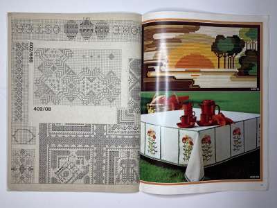 ���������� �10 ������� Burda Groses buntes Handarbeitsheft 1978 E402 ������� ��������� ������ ������ ������