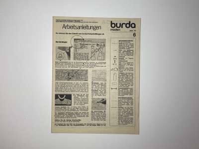  62  Burda 6/1976