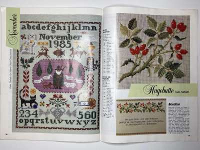 ���������� �17 ������� Burda Spezial Kreuzstich ������� ��������� 1/1985 E821