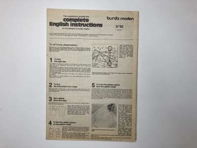 ���������� �2 ������� Burda 5/1982