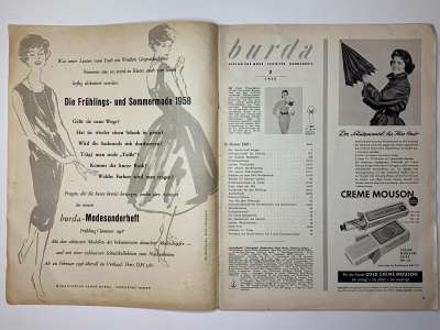 ���������� �1 ������� Burda 2/1958