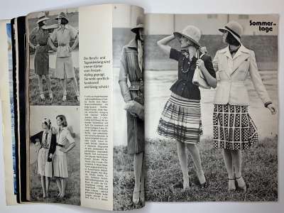 ���������� �25 ������� Burda International fruhling and sommer 1/1974