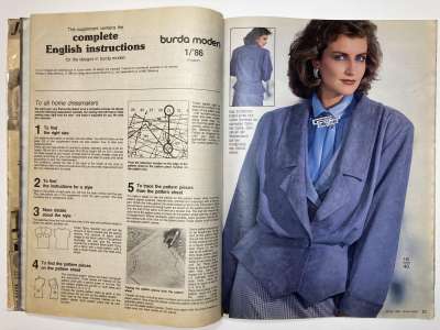 ���������� �2 ������� Burda 1/1986