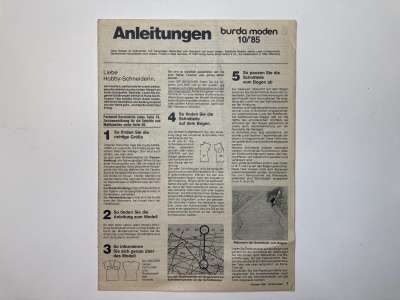 ���������� �3 ������� Burda 10/1985
