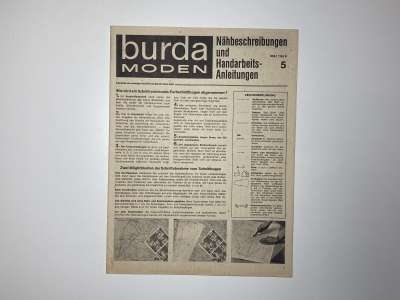���������� �74 ������� Burda 5/1968