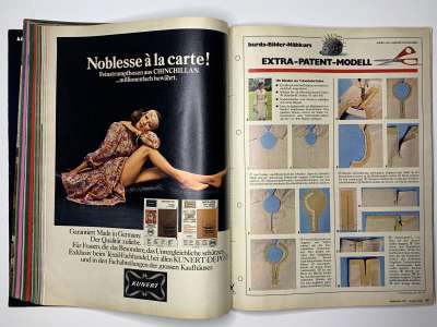 Фотография коллекционного экземпляра №44 журнала Burda 9/1977