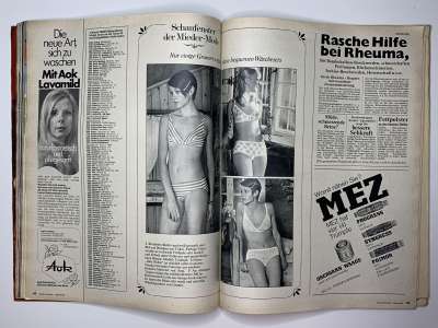 Фотография коллекционного экземпляра №45 журнала Burda 3/1972