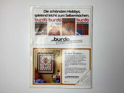 ���������� �21 ������� Burda Spezial Kreuzstich ������� ��������� 1/1985 E821