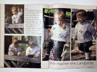 ���������� �13 ������� Burda Baby maschen herbst / winter ���� ������ �������  4/1993