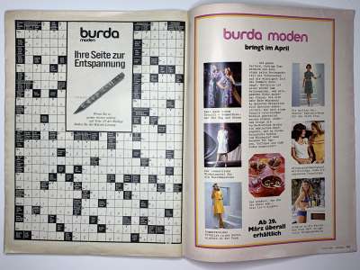Фотография коллекционного экземпляра №74 журнала Burda 3/1972