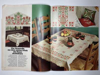 ���������� �7 ������� Burda Groses buntes Handarbeitsheft 1976 E343 ������� ��������� ������ ������ ������