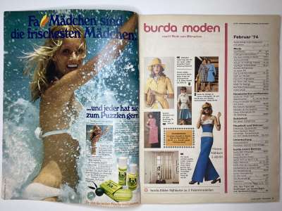 ���������� �1 ������� Burda 2/1974