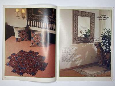 ���������� �5 ������� Burda Kreuzstich Folklore 1978 E411 ������� ���������