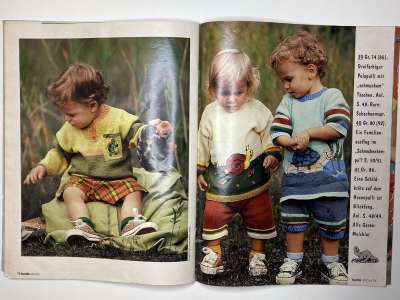 ���������� �17 ������� Burda Baby maschen herbst / winter ���� ������ �������  4/1994