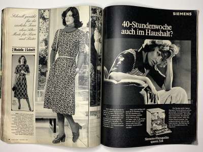 Фотография коллекционного экземпляра №43 журнала Burda 11/1976