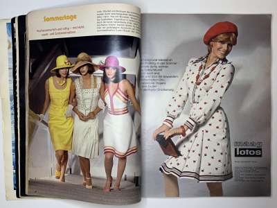 ���������� �26 ������� Burda International fruhling and sommer 1/1974
