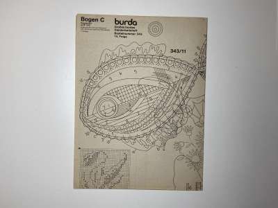 ���������� �19 ������� Burda Groses buntes Handarbeitsheft 1976 E343 ������� ��������� ������ ������ ������