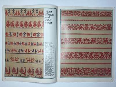 ���������� �9 ������� Burda Kreuzstich Folklore 1978 E411 ������� ���������