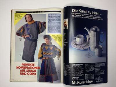 Фотография коллекционного экземпляра №45 журнала Burda 10/1983
