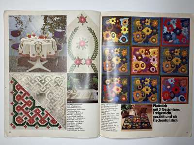 ���������� �16 ������� Burda Groses buntes Handarbeitsheft 1976 E343 ������� ��������� ������ ������ ������