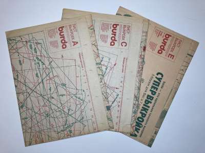 ���������� �5 ������� Burda 8/1990