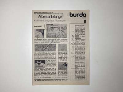 ���������� �80 ������� Burda 6/1974