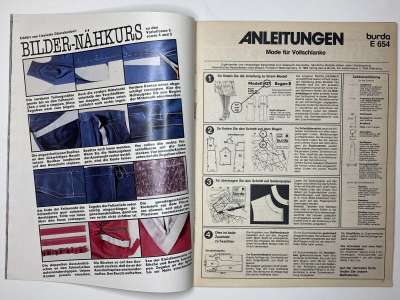 ���������� �9 ������� Burda Plus ���� 1982 E654