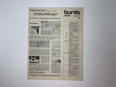  4  Burda 8/1977