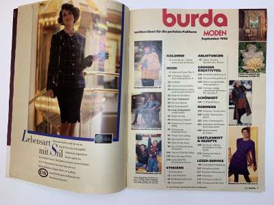 ���������� �1 ������� Burda 9/1992