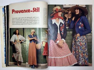 ���������� �22 ������� Burda International fruhling and sommer 1/1974