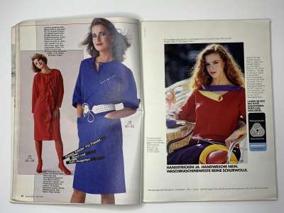 Фотография коллекционного экземпляра №11 журнала Burda 4/1984