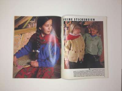 Фотография №16 журнала Burda Дети Модное вязание  3/1989