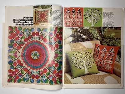 ���������� �12 ������� Burda Groses buntes Handarbeitsheft 1976 E343 ������� ��������� ������ ������ ������