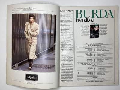 ���������� �1 ������� Burda International ����� Herbst 1985