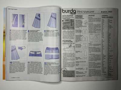 Фотография коллекционного экземпляра №18 журнала Burda 4/2021