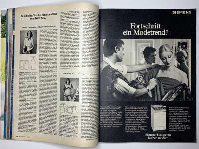 Фотография коллекционного экземпляра №36 журнала Burda 6/1976