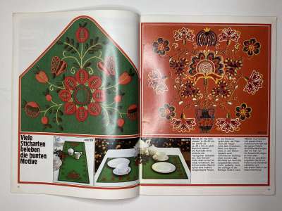 ���������� �5 ������� Burda Groses buntes Handarbeitsheft 1978 E402 ������� ��������� ������ ������ ������