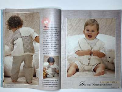 ���������� �6 ������� Burda Baby maschen herbst / winter ���� ������ �������  4/1994