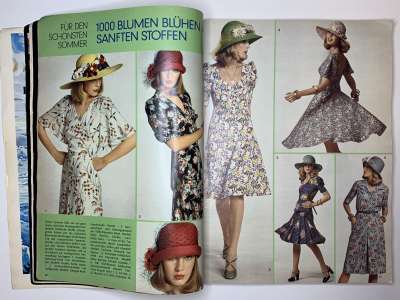 ���������� �9 ������� Burda International fruhling and sommer 1/1974