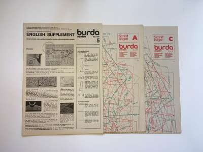 Фотография коллекционного экземпляра №43 журнала Burda 5/1976