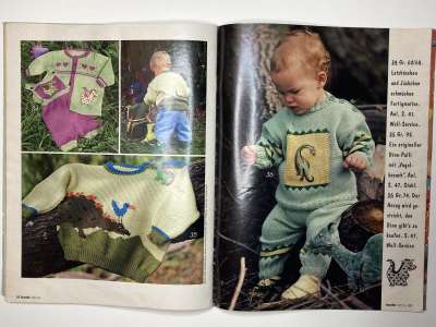 ���������� �12 ������� Burda Baby maschen herbst / winter ���� ������ �������  4/1994