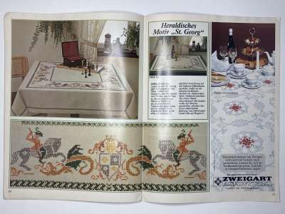 ���������� �12 ������� Burda Kreuzstich Folklore 1978 E411 ������� ���������