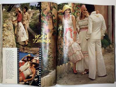 ���������� �67 ������� Burda International fruhling and sommer 1/1974